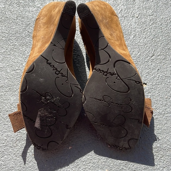 Jessica Simpson suede wedge heels - Picture 4 of 5